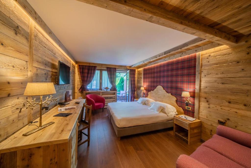 Ein Zimmer im Gran Baita Courmayeur