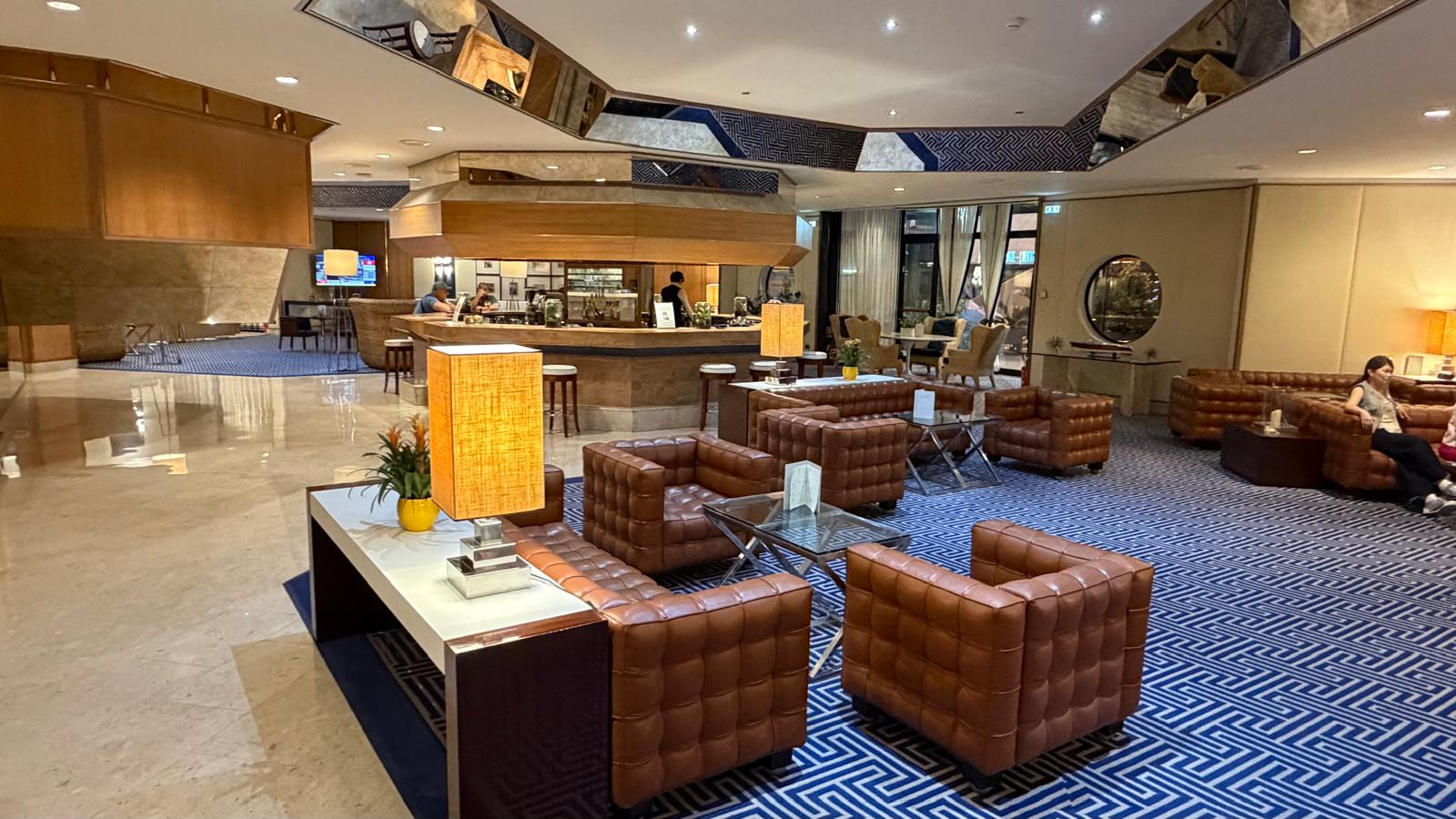 Die Lobby des Hotels
